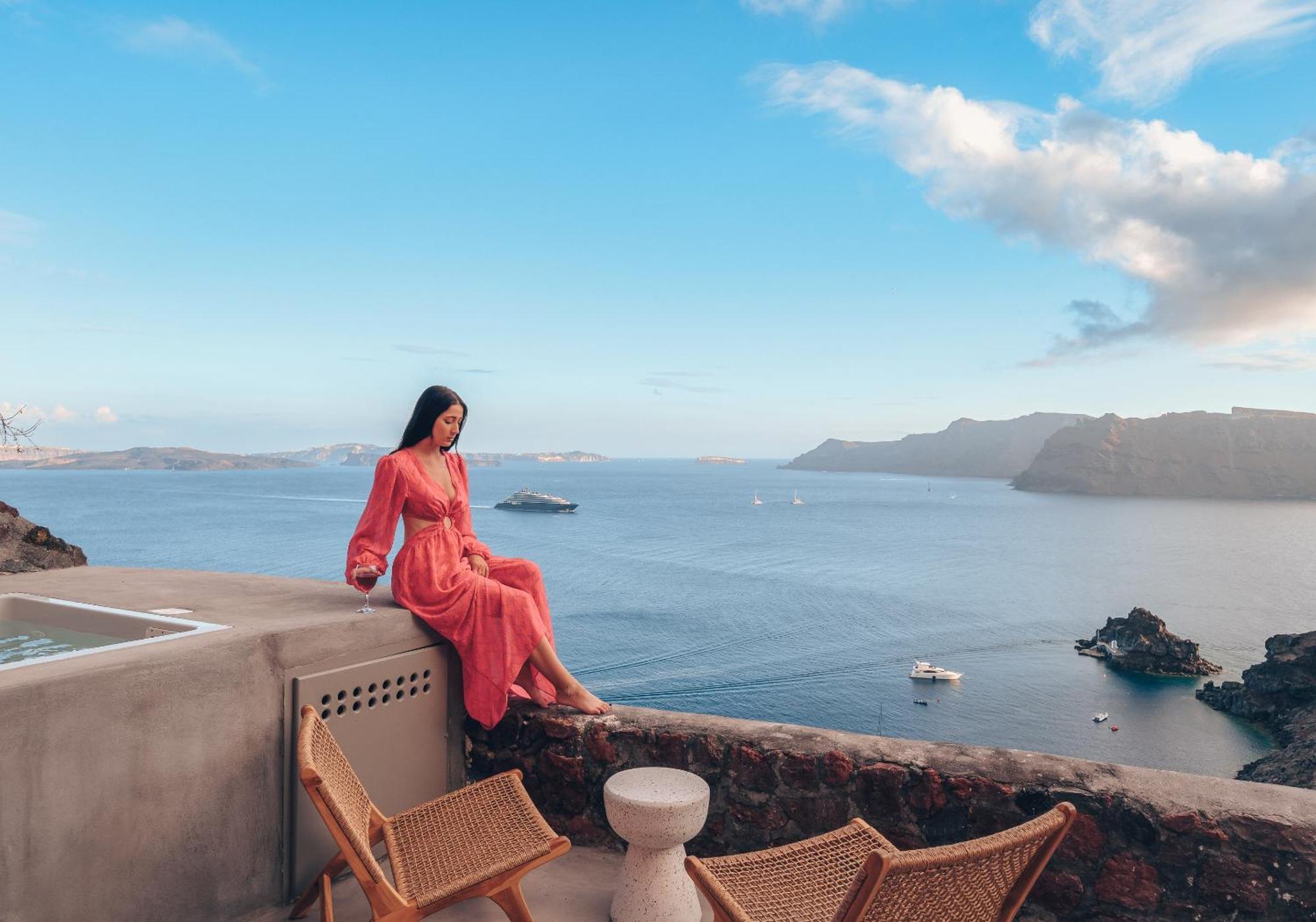Oia Waves By Sv Villa Szoba fotó